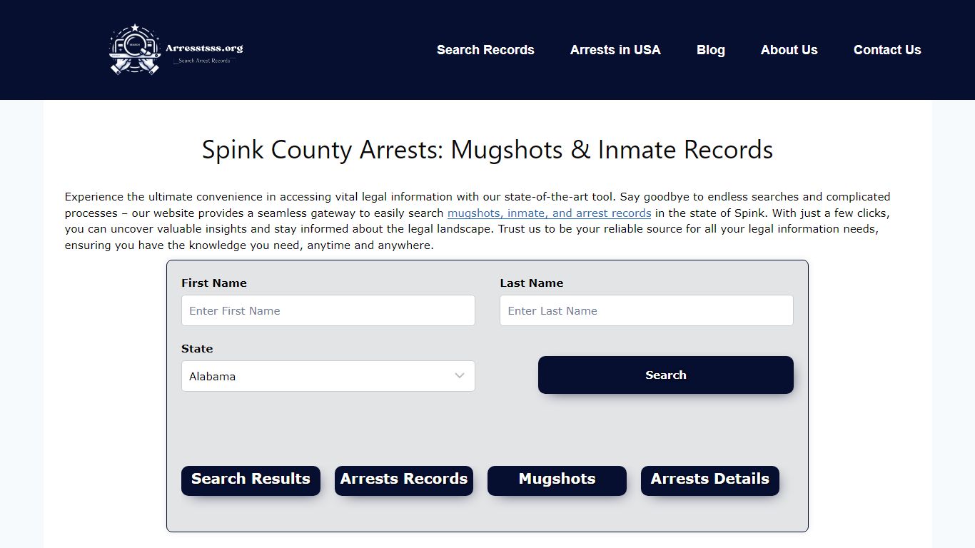 Spink County Arrests: Mugshots & Inmate Records - Arrests.org